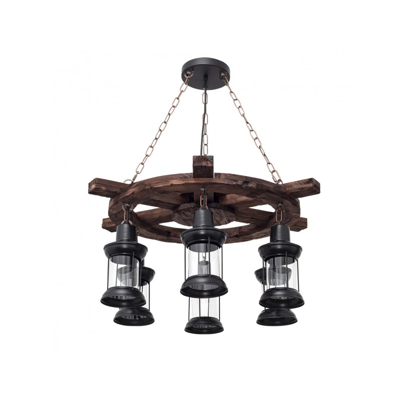 Colgante Cortijo 6 x E27 Fabrilamp